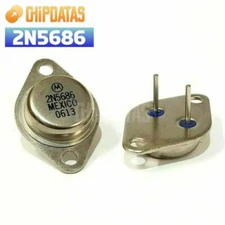 2PCS New MOTOROLA/ON/TI 2N5686 TO-3 Transistor