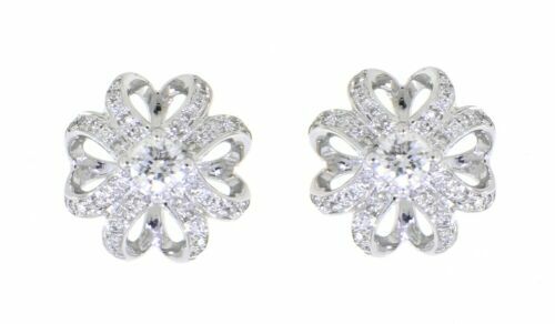 Orecchini Oro Bianco 18kt Con Cuori Pendenti - Foto 10