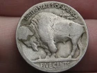 1919 D Buffalo Nickel 5 Cent Piece- Denver- Good Reverse Details