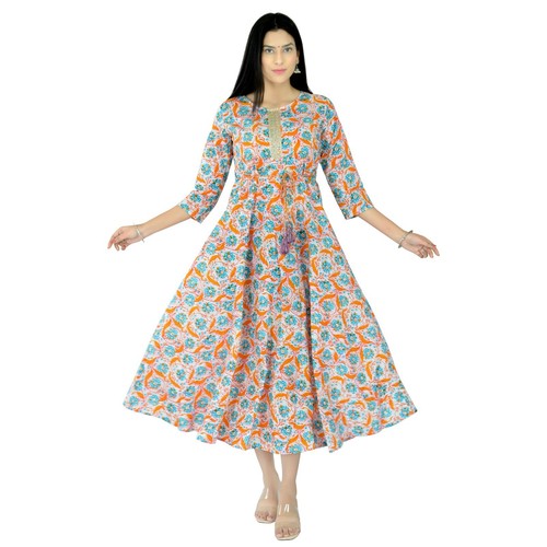 Designer Cotton Anarkali Kurti 