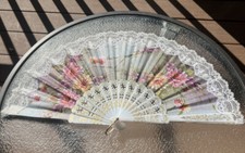 Vintage Flower lace Hand Fan