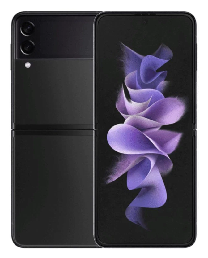 Black Samsung Galaxy Z Flip 3 5G SM-F711B single sim 128GB
