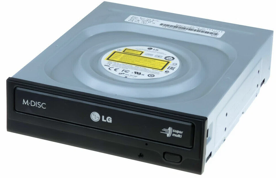 ✅LG GH24NSB0 Internal 5.25 Inch 24x DVD CD SATA Super Multi Optical Drive TESTED - Image 2 of 3