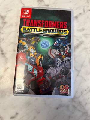 Transformers Battlegrounds Nintendo Switch Case Only NO GAME C4925