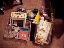 -  LARGE STICKER LOT, PLUS LOT OF MISC SCRAPBOOK ITEMS