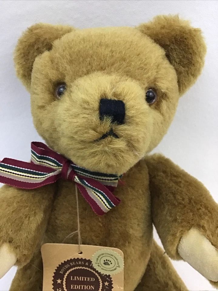 Плюшевый медведь Boyds Matthew Bear ограниченный выпуск 20-я годовщина 1979-1999 - Изображение 2 из 4