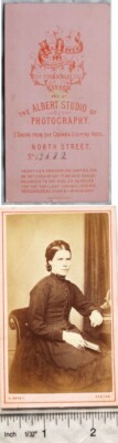 Carte-de-visite H. Davey, Exeter - Lady