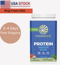Sunwarrior - Warrior Natural Protein Powder Blend - Unflavored - 1.65 lb contain