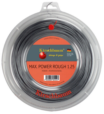 Kirschbaum MAX. POWER ROUGH ( 200m Rolle ) anthrazit 1,25 mm (0,65 EUR/m)