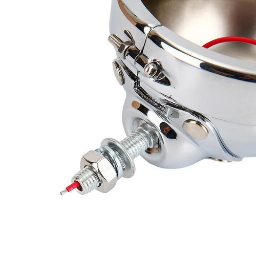 2x 4.5" Fog Driving Light Bracket Outer Cover Housing For Harley Touring Glide - Imagen 11 de 11