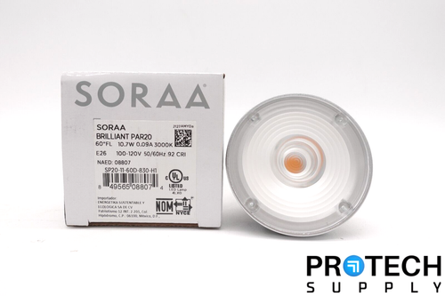 Soraa Brilliant HL PAR20 / LED E26 3000K 10° / SP20-11-60D-830-H1 NEW + WARRANTY