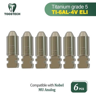 6pcs MU analog Multi unit analog compatible with Nobel biocare DESS D4.8mm