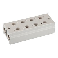 Riegler Mehrfach-Grundplatte FüR 3/2-Wegeventile 3 Positionen M5 G 1/8