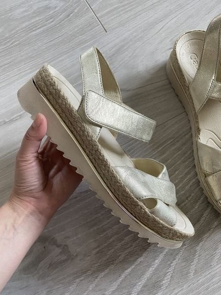 Women Gabor Sandals Leather 38.5