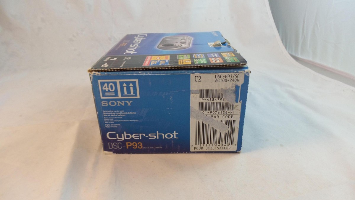 Sony Cyber-shot DSC-P93A 5.1MP Digital Camera - Silver for sale