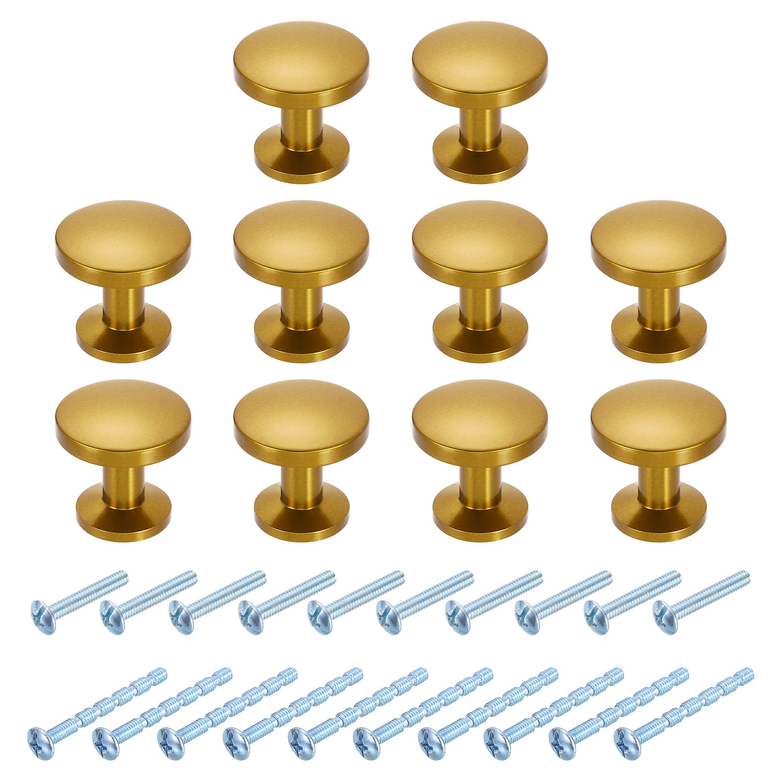 10Pcs Round Cabinet Knobs,  1.2