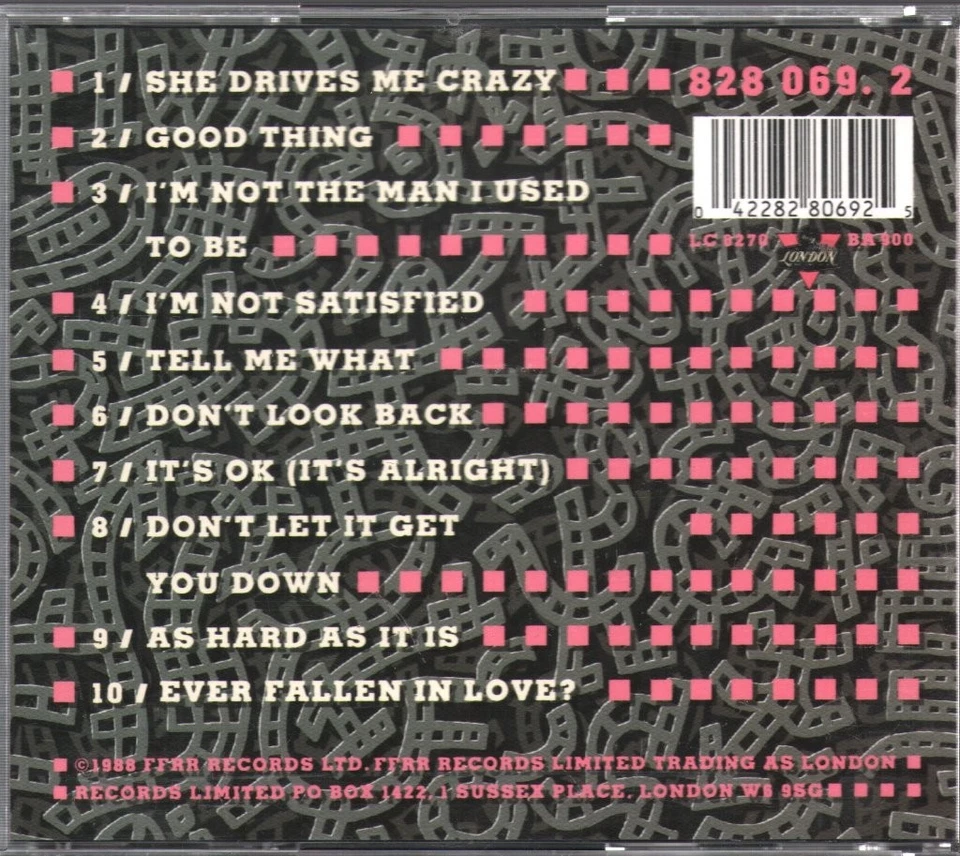 Fine Young Cannibals Raw & The Cooked CD Europa London 1988 8 EX/EX - Bild 2 von 2