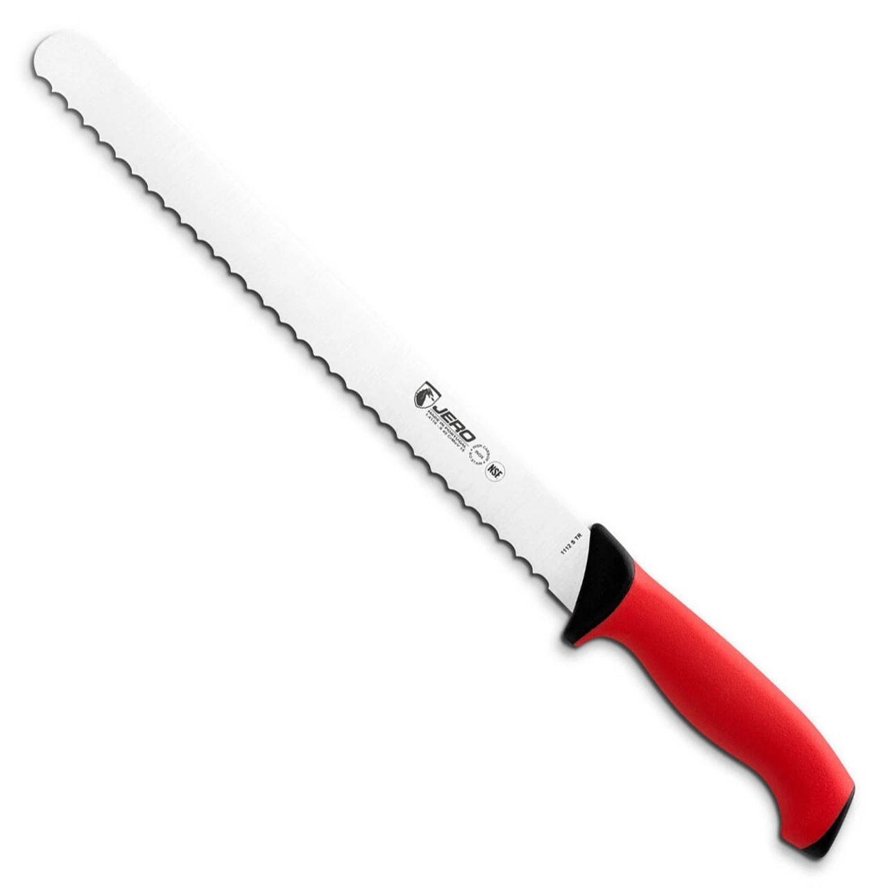 JERO TR Series - 12" Serrated Slicing Knife - Stainless Steel - Made in Portugal