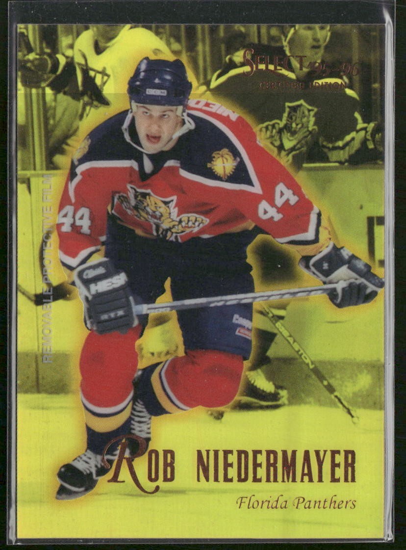 1995-96 Select Certified Rob Niedermayer Mirror Gold #96 Florida Panthers