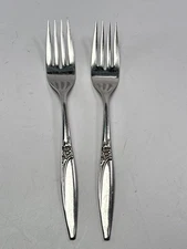 Highland Rose (Stainless) Oneida LTD Silver 1881 Rogers 2 Set Dinner Fork 7.25"