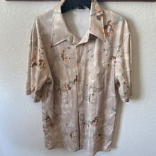 Men’s Vintage Polyester Hawaiian Shirt Polyester Xl Career Club