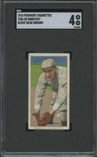 1909 T206 ED KONETCHY VG-EX GLOVE NEAR GROUND PIEDMONT 350 SGC 4 CARDINALS
