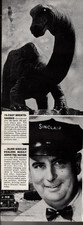 1938 Brontosaurus Dinosaur Original Sinclair Oil ad