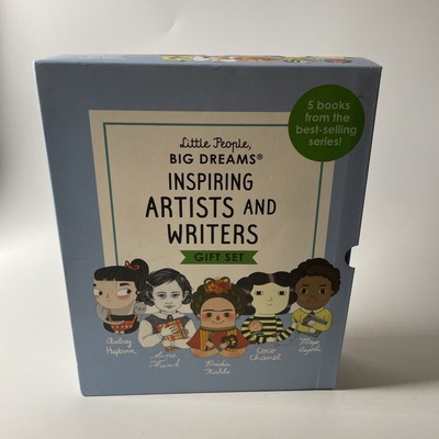 Little People, Big Dreams Inspiring Artists And Writers 5 Books Box Collection