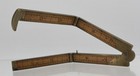 FULL BOUND VINTAGE BOXWOOD & BRASS NO. 32 1/2 CALIPER RULE — photo 4