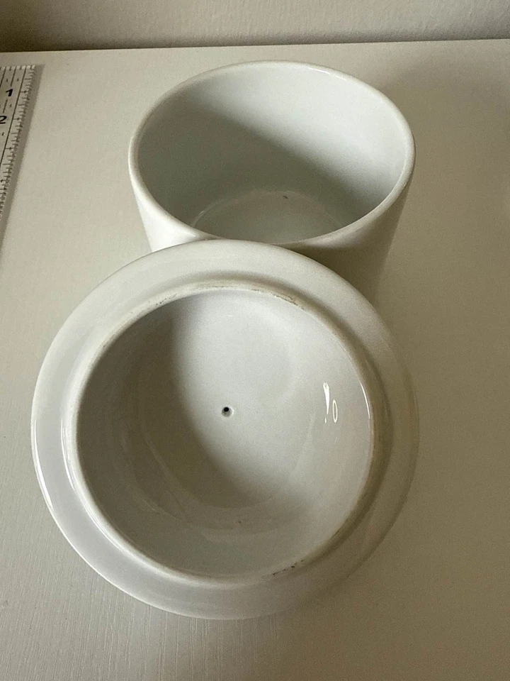 Dansk Bistro Christianshavn Green Sugar Bowl w/ Lid Portugal - Image 3 of 4