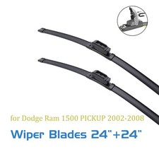 Limpiaparabrisas 24 24 para Dodge Ram 1500 pickup 2002-2008 2 piezas gancho en J