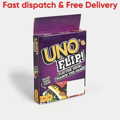 OXIJAN UNO FLIP card game Multi Coloured Exciting New Twists Wild Dos Fast Dispatch UK