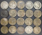 19 Different U.S. 5C Buffalo Nickels Coins Range from 1915 to 1938-D + 1912-D V