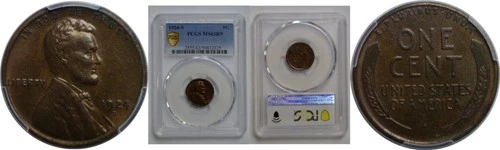 1924-S Lincoln Cent   PCGS MS-63 BN