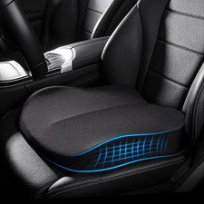 Adult Booster Car Seat Cushion Wedge Memory Foam Pad For Driving Seat Effectiv