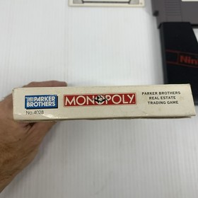 Monopoly Nintendo Nes Game with Box And Instruction