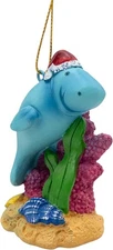 Manatee Ocean Animal Christmas Tree Coastal Beach Nautical Ornament