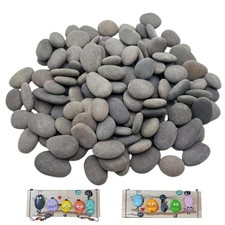 100 PCS 0.6-1.0 in Tiny Painting Rocks DIY Smooth Surface Stones for Art Craft
