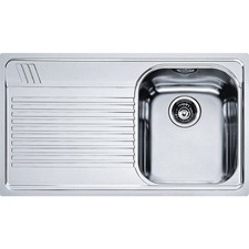 Franke Armonia 101.0022.376 Lavello Inox 1 Vasca Gocciolatoio Sinistra cm 86x50