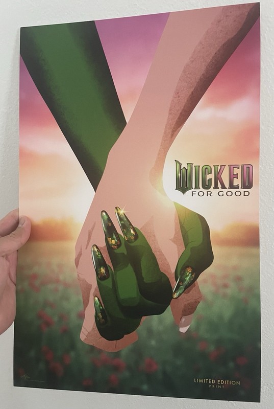 WICKED For Good (2025) Limited Edition 11x17 Movie POSTER - Glinda & Elphaba