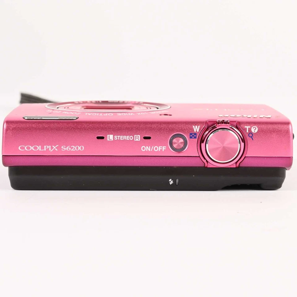 Nikon COOLPIX S6200 Rot 16.0 MP 10x Optical Zoom Digitalkamera  SHP 310301 - Bild 3 von 4
