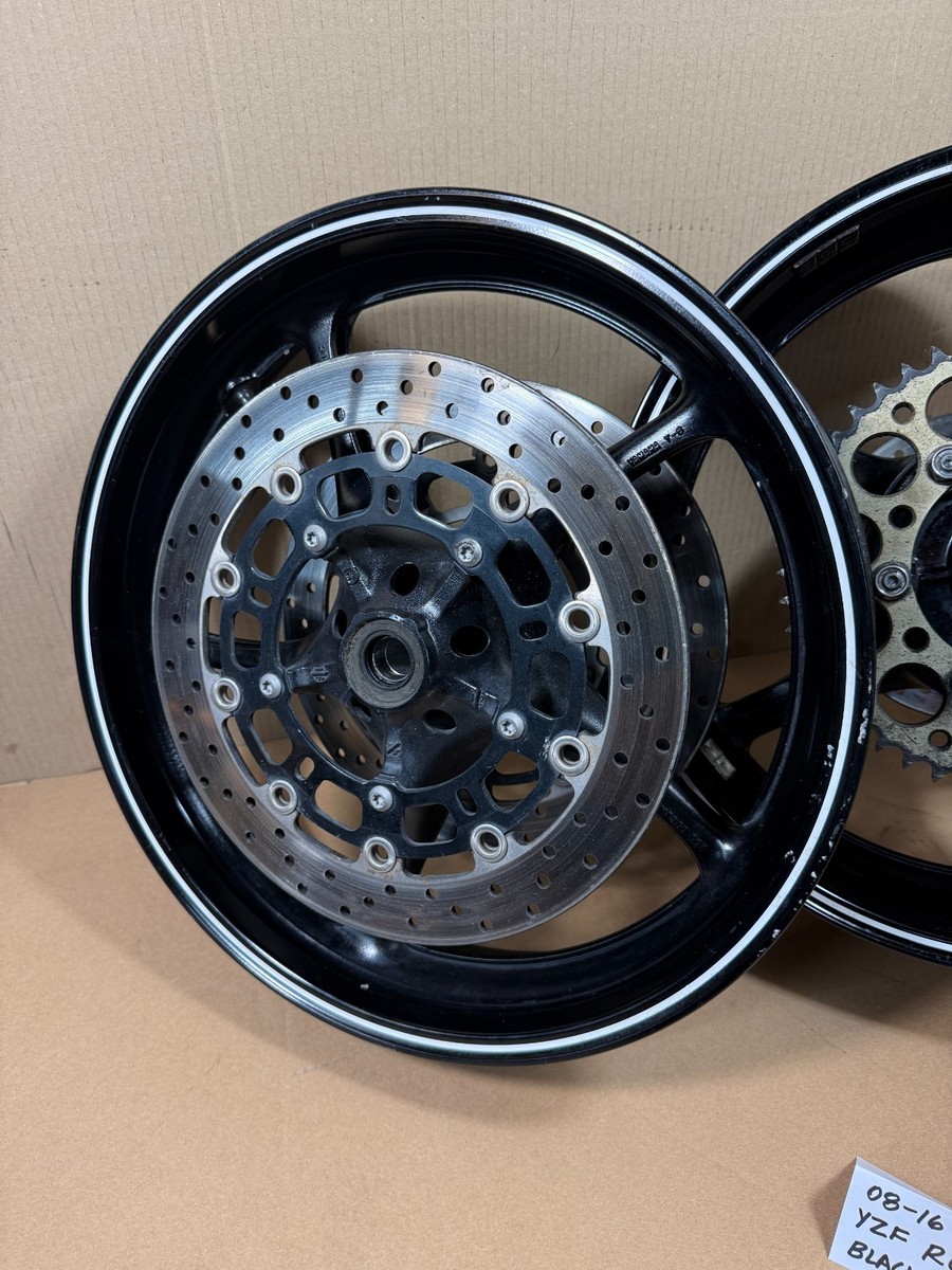 YAMAHA yzf-r6 BN6 純正ブレーキディスク 08-16 YAMAHA YZFR6 R6 OEM FRONT REAR WHEELS RIM BRAKE ROTOR DISC