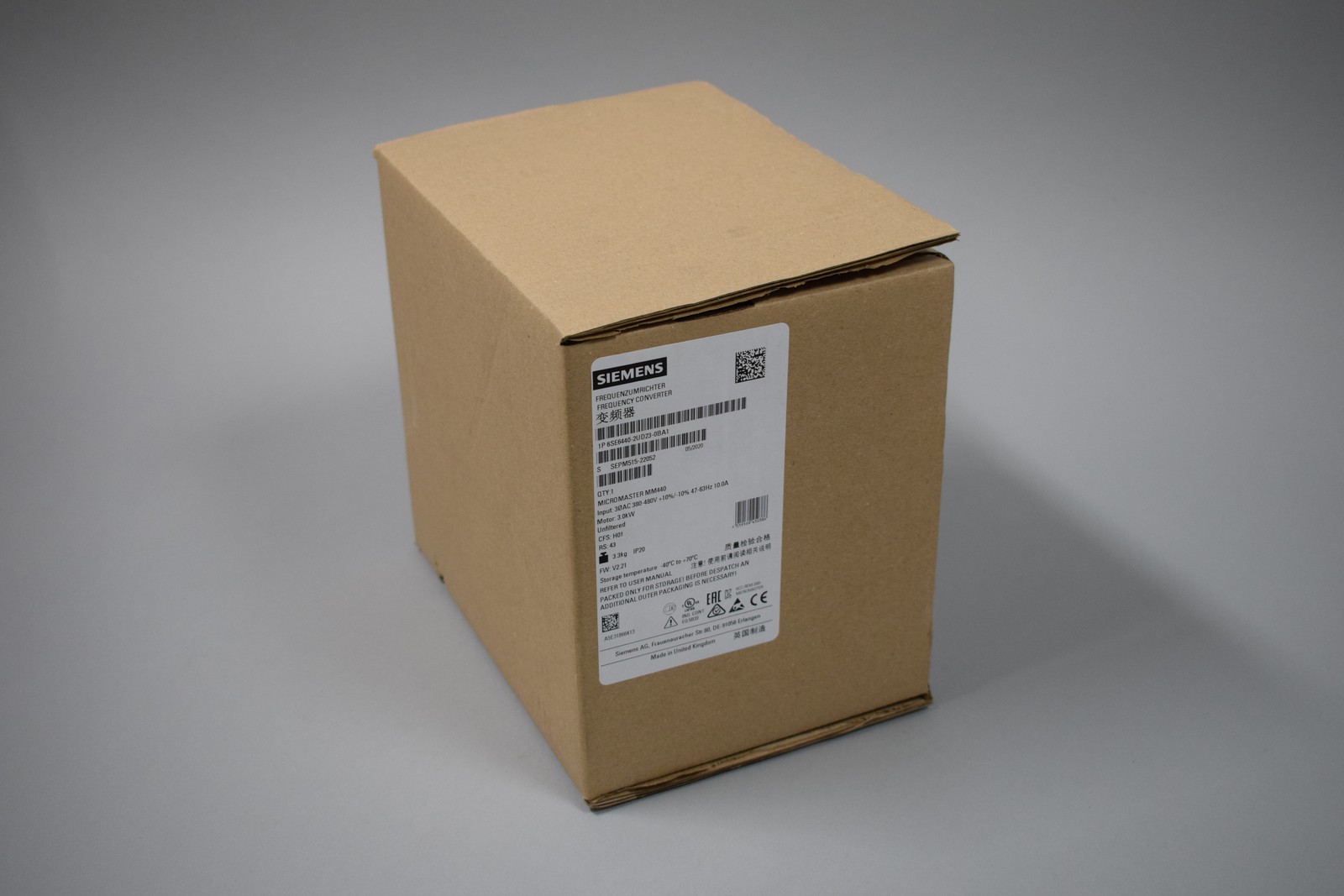 New Siemens 6SE6440-2UD23-0BA1 [24 Months Warranty]