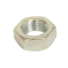 QA1 Jam Nut JNL6S; Steel Jam Nut Zinc Plated Steel LH 3/8-24, each