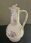 Rare Vintage McCoy 1950’s Lost Glaze Carafe Lidded Pitcher