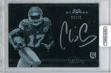 2015 Topps Diamond Chris Conley Diamond Autograph /6 Football Card
