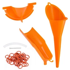 Oil Change Kit for Harley, 50Pcs O-Ring Primary Drain Plugs, Crankcase Fill F...