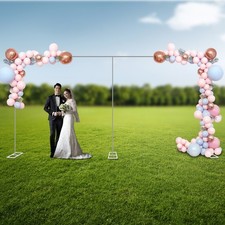 Square Iron Balloon Arch Stand Wedding Arch Backdrop Stand Arches for Ceremony