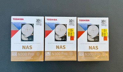 Toshiba N300 Pro 10TB HDD | 7200RPM | 512MB Cache | SATA | CMR | Factory Sealed