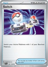 Switch (194/198) [Scarlet & Violet: Base Set] Lightly Played Reverse Holofoil Po